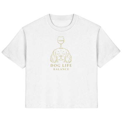 Dog Life Balance - Cavalier King Charles Spaniel - Ladies Organic Shirt