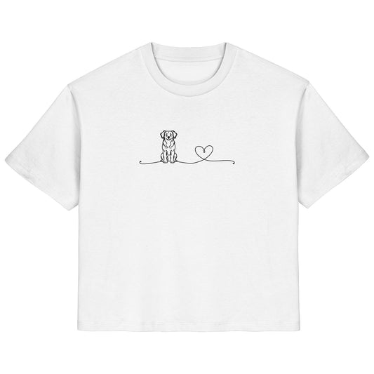 Line Art - Kokoni mit Herz - Ladies Organic Shirt