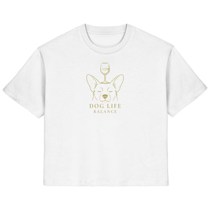 Dog Life Balance - Corgi - Ladies Organic Shirt