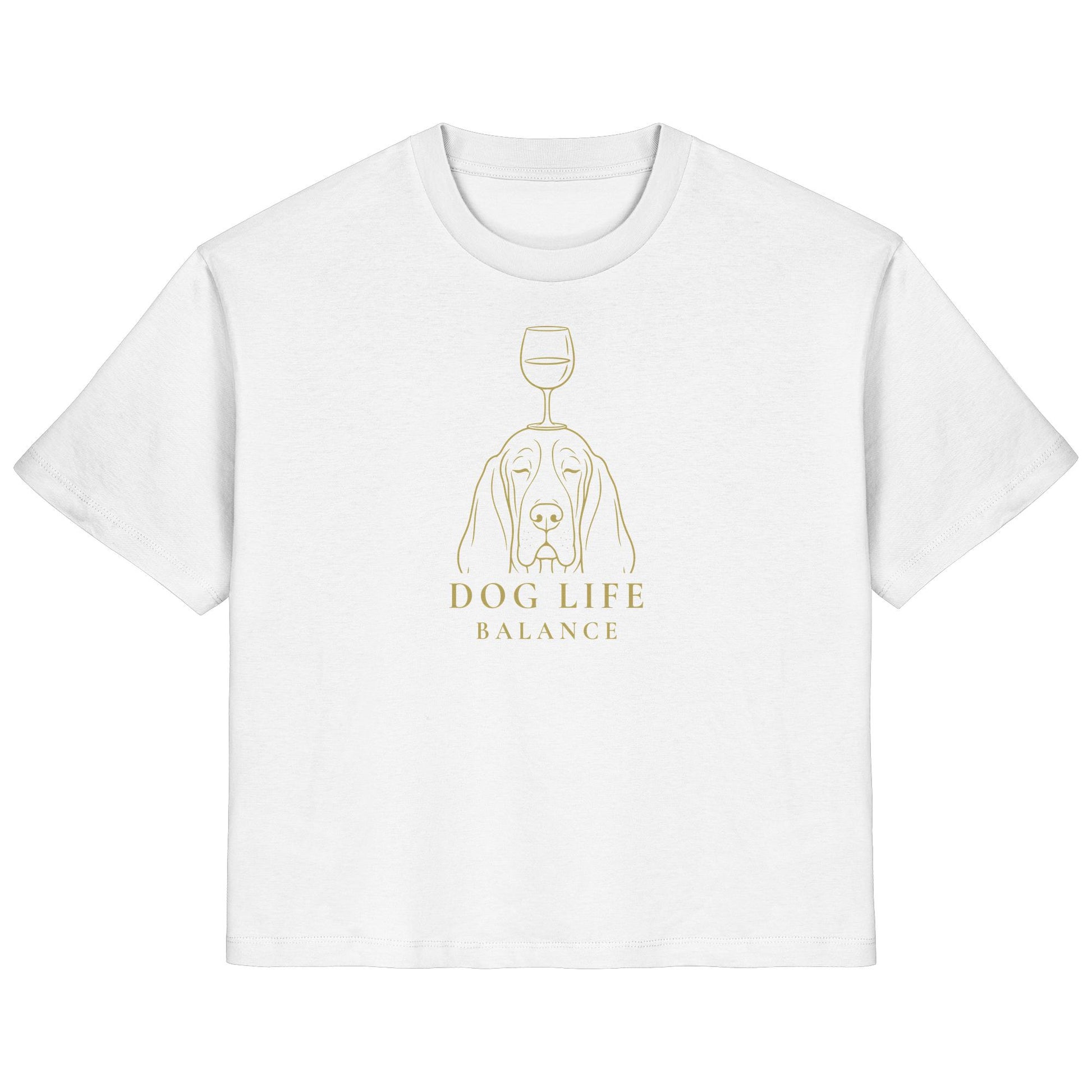 Dog Life Balance - Basset Hound - Ladies Organic Shirt