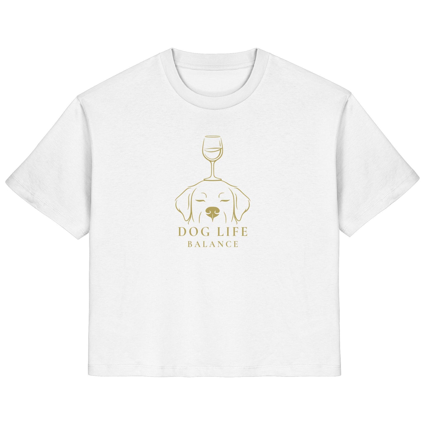 Dog Life Balance - Golden Retriever - Ladies Organic Shirt