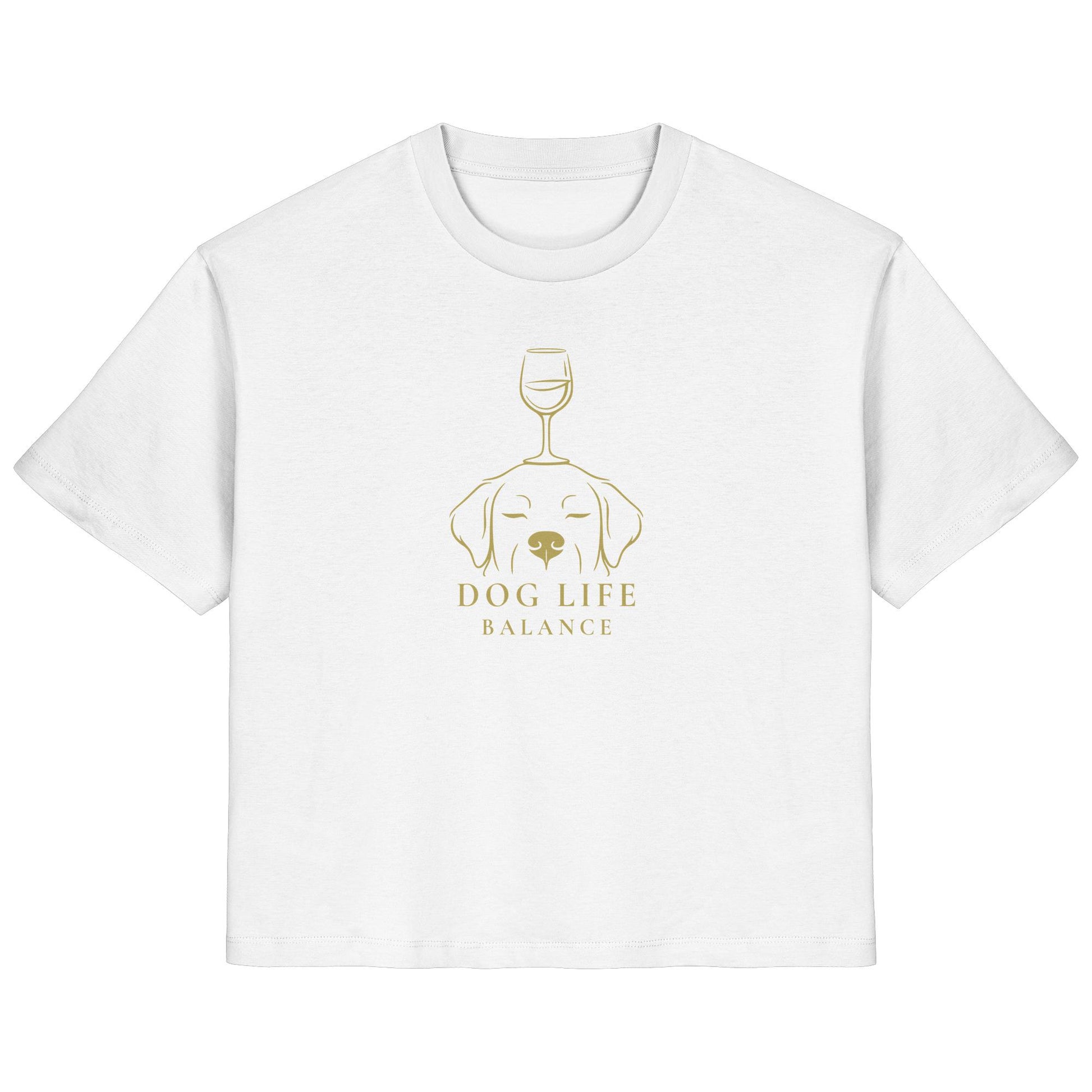 Dog Life Balance - Golden Retriever - Ladies Organic Shirt