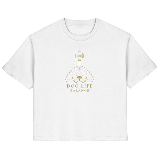 Dog Life Balance - Pudel - Ladies Organic Shirt