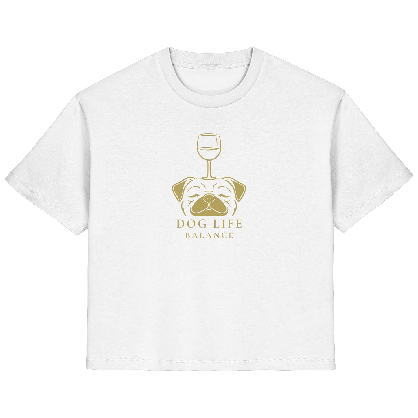 Dog Life Balance - Mops - Ladies Organic Shirt