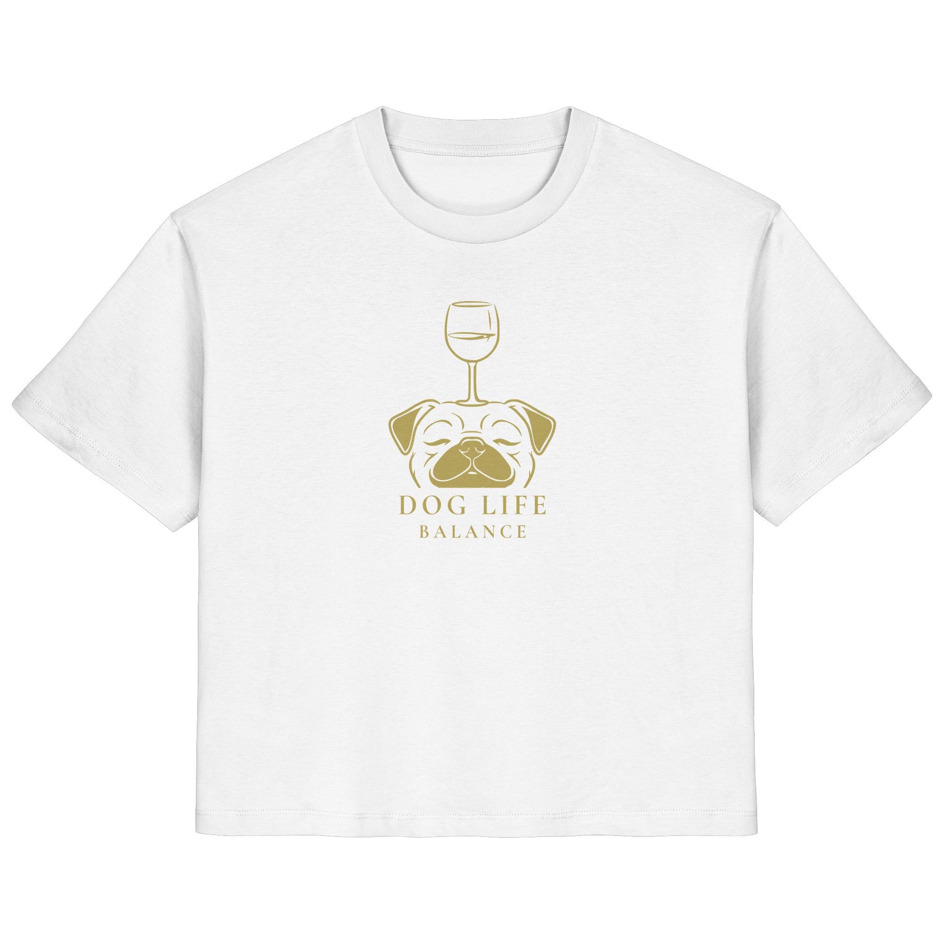 Dog Life Balance - Mops - Ladies Organic Shirt