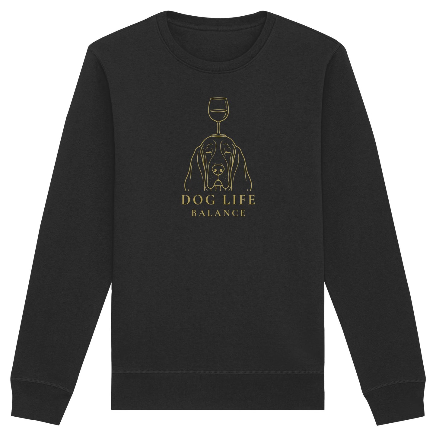 Dog Life Balance - Basset Hound - Organic Basic Unisex Sweatshirt