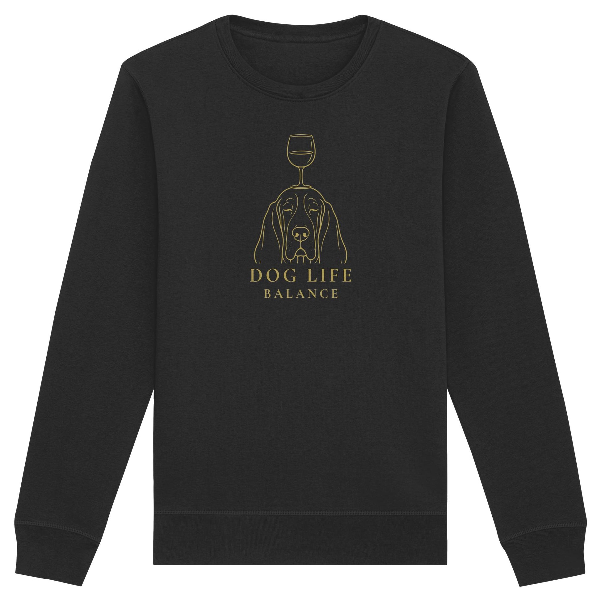 Dog Life Balance - Basset Hound - Organic Basic Unisex Sweatshirt