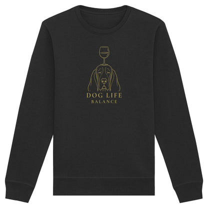 Dog Life Balance - Basset Hound - Organic Basic Unisex Sweatshirt