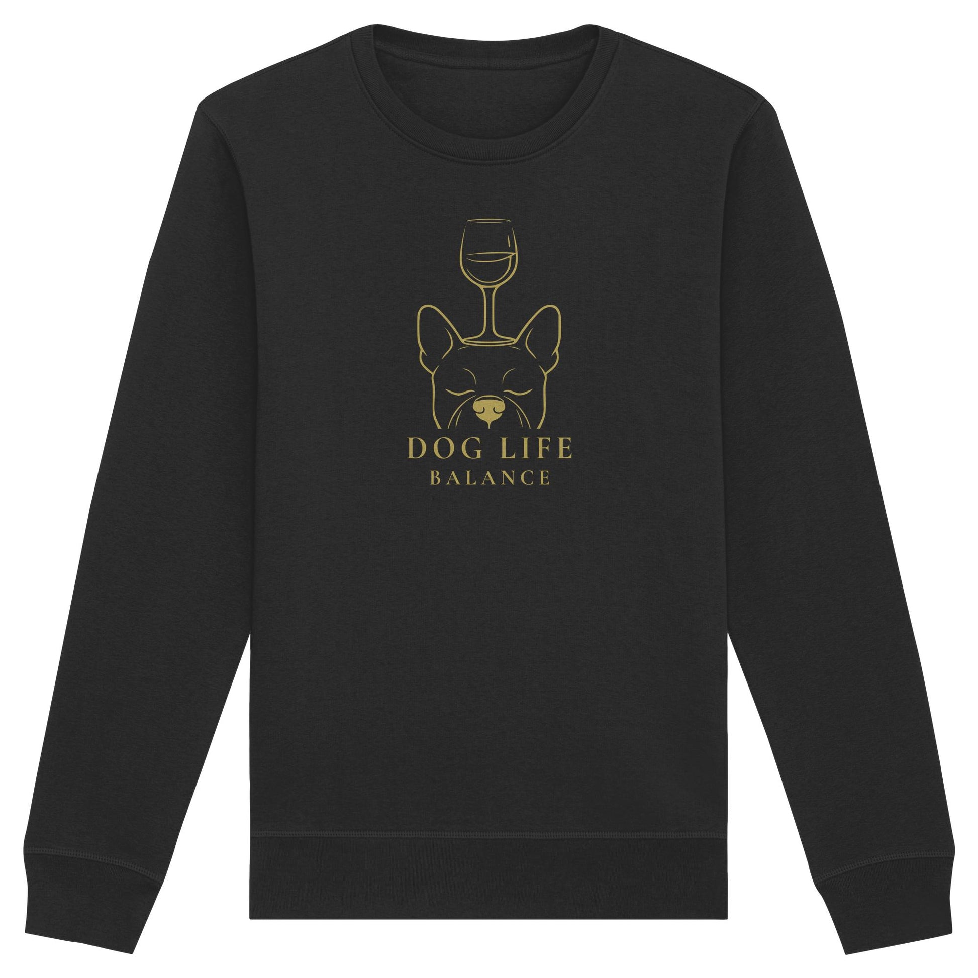 Dog Life Balance - Französische Bulldogge - Organic Basic Unisex Sweatshirt