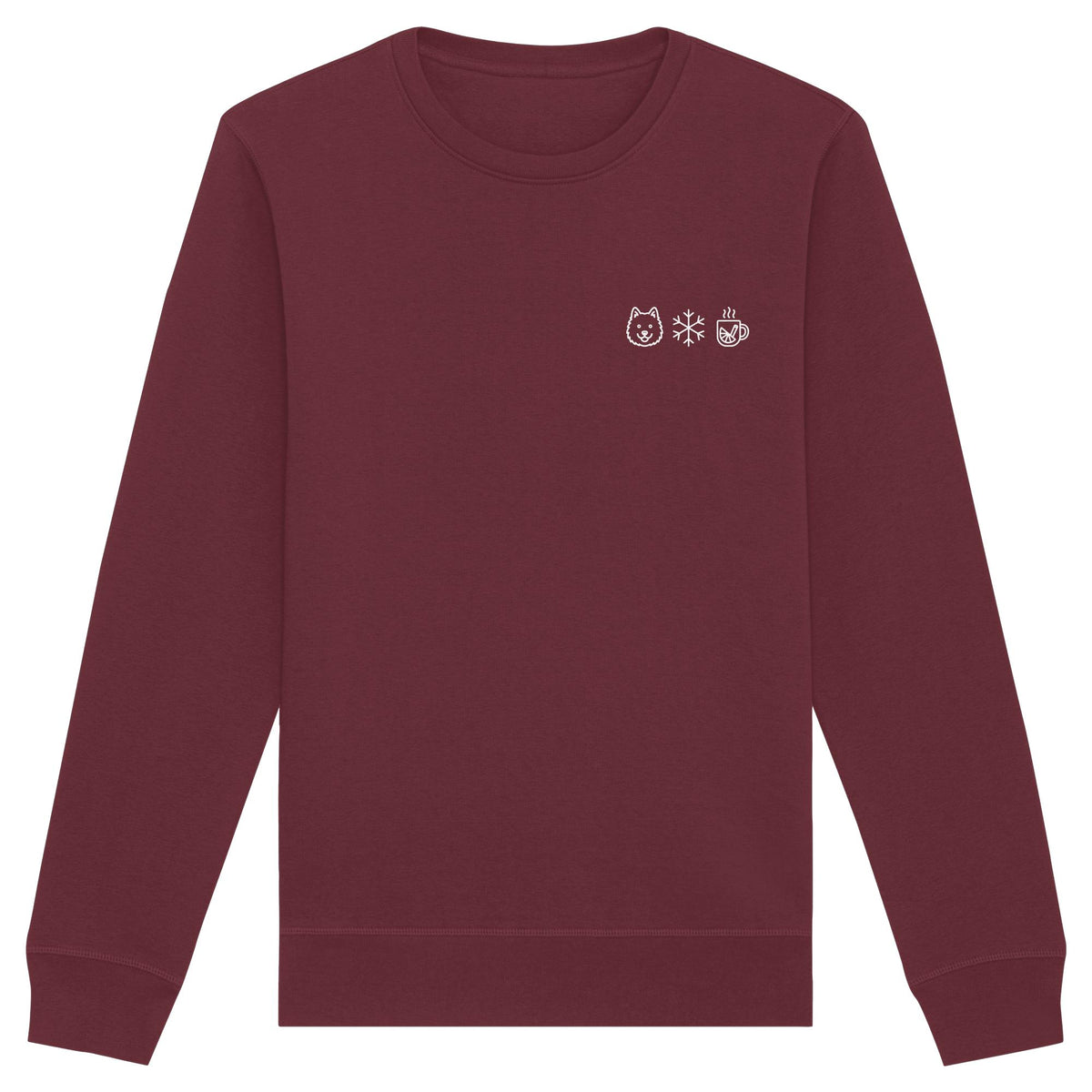 Samojede - Schneeflocke Glühwein - Organic Basic Unisex Sweatshirt