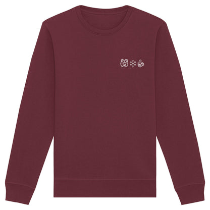 Shetland Sheepdog - Schneeflocke Glühwein - Organic Basic Unisex Sweatshirt