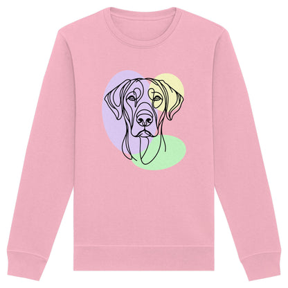 Line Art - Süßer Rhodesian Ridgeback - Organic Basic Unisex Sweatshirt