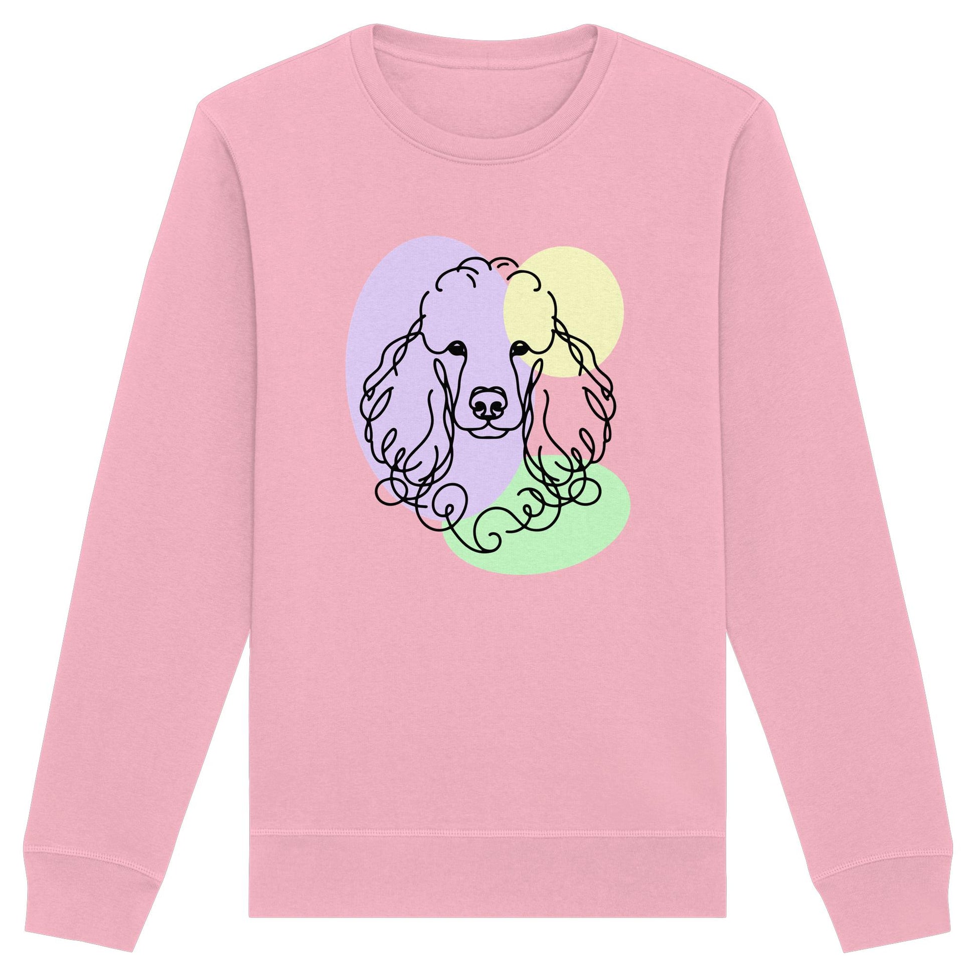 Line Art - Süßer Pudel - Organic Basic Unisex Sweatshirt