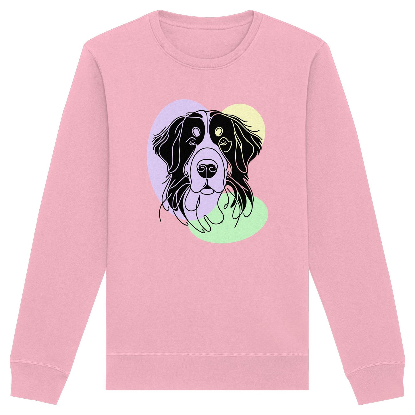 Line Art - Süßer Berner Sennenhund - Organic Basic Unisex Sweatshirt