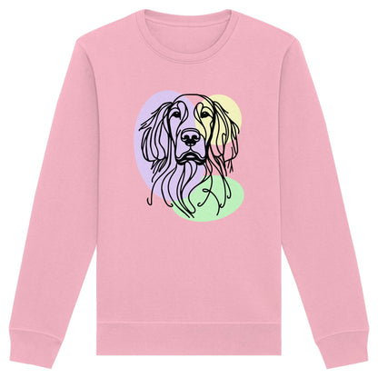 Line Art - Süßer Gordon Setter - Organic Basic Unisex Sweatshirt