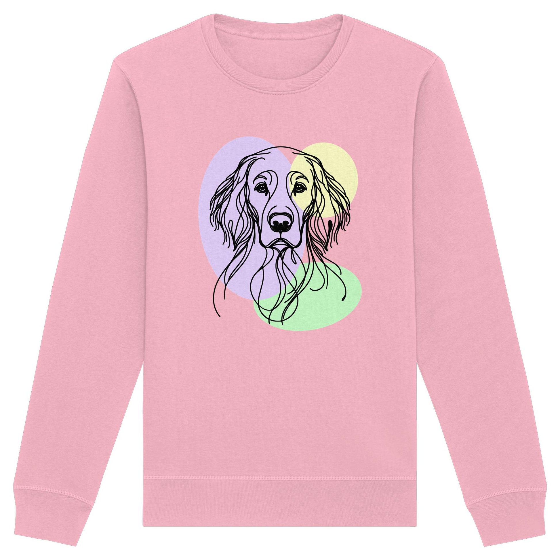 Line Art - Süßer English Setter - Organic Basic Unisex Sweatshirt