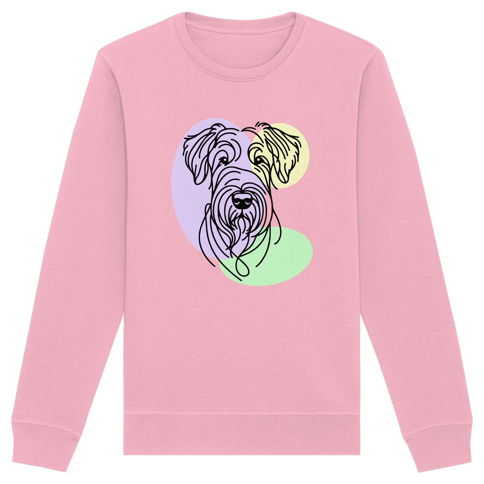 Line Art - Süßer Irish Terrier - Organic Basic Unisex Sweatshirt