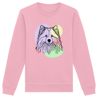 Line Art - Süßer Eurasier - Organic Basic Unisex Sweatshirt