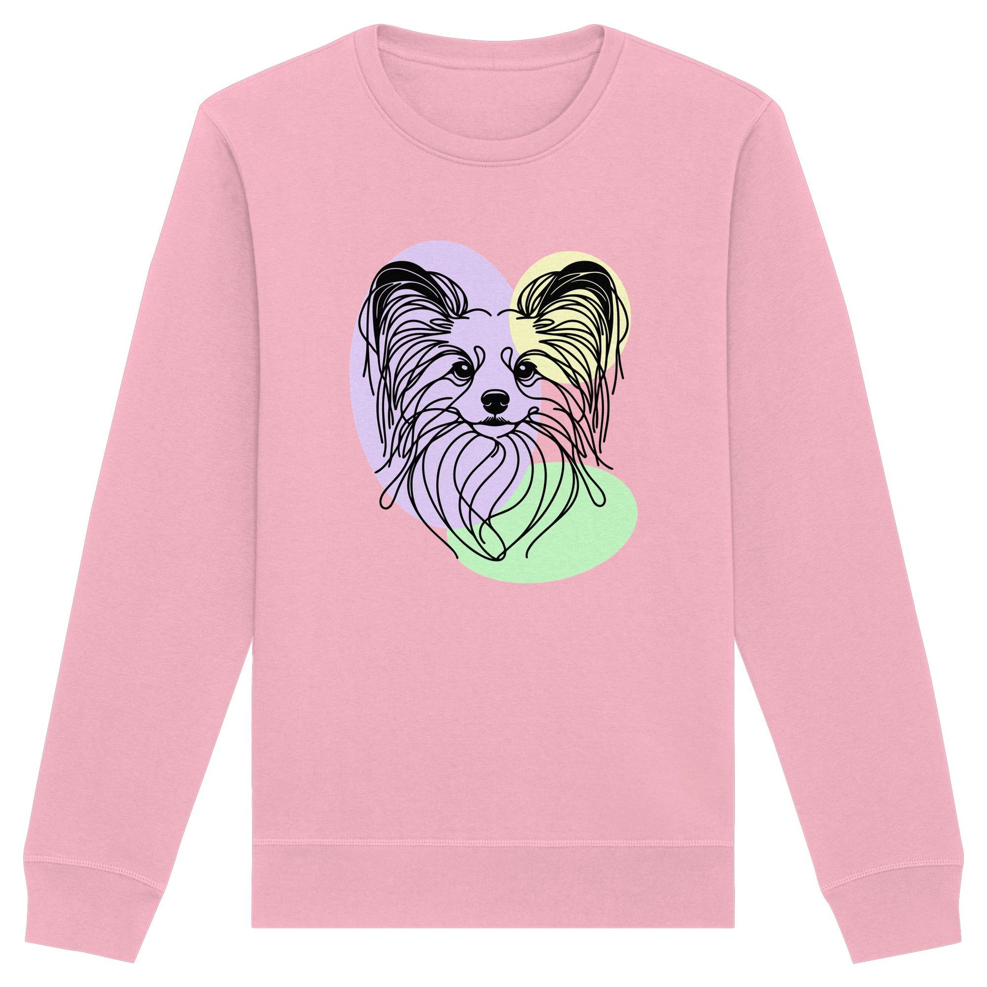 Line Art - Süßer Papillon - Organic Basic Unisex Sweatshirt