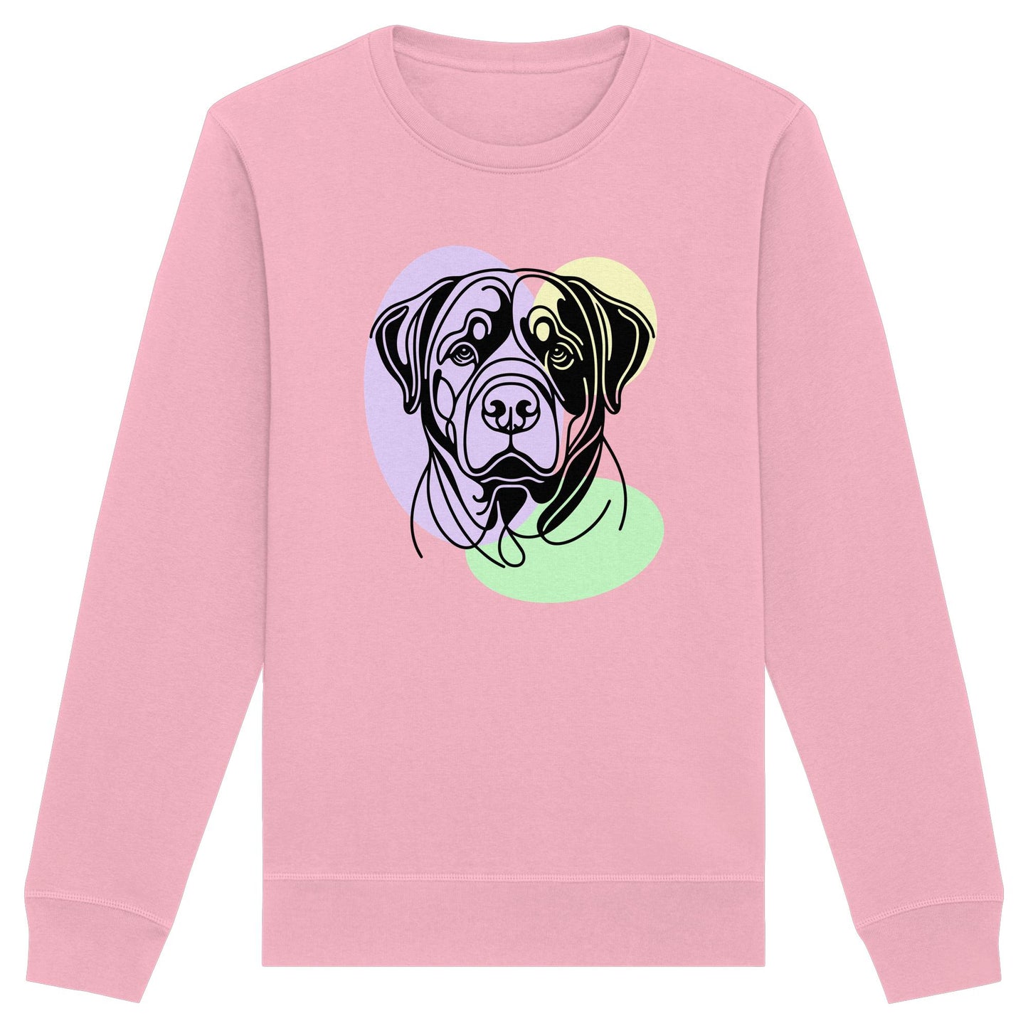 Line Art - Süßer Rottweiler - Organic Basic Unisex Sweatshirt