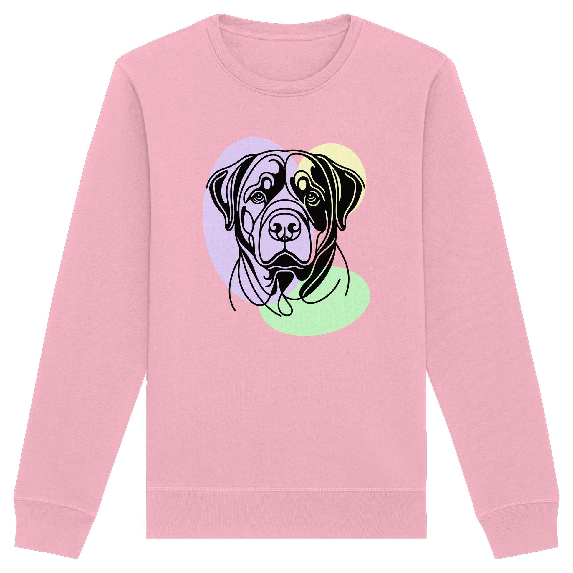 Line Art - Süßer Rottweiler - Organic Basic Unisex Sweatshirt