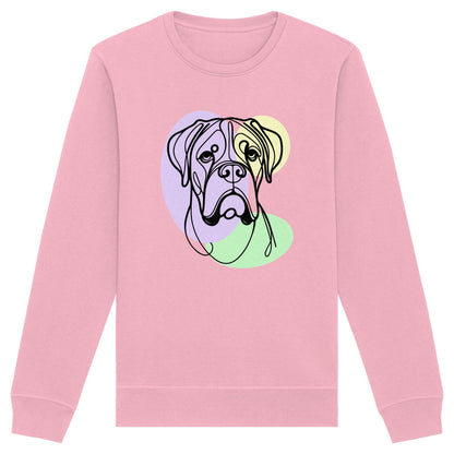 Line Art - Süßer Boxer - Organic Basic Unisex Sweatshirt