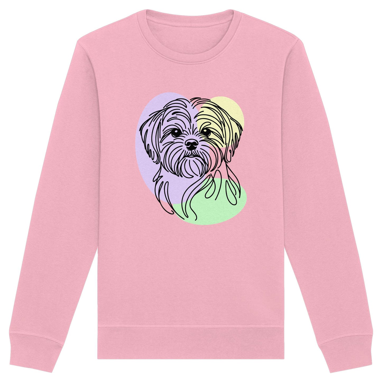 Line Art - Süßer Shih Tzu - Organic Basic Unisex Sweatshirt