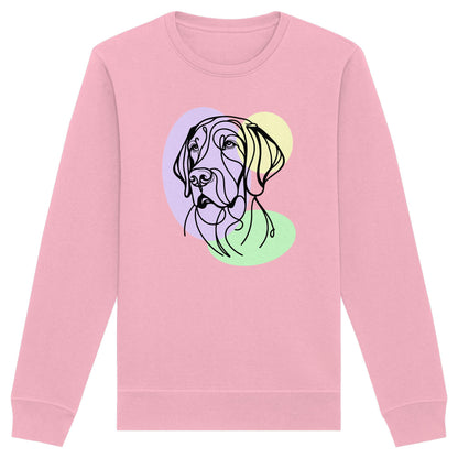 Line Art - Süßer Deutsch Kurzhaar - Organic Basic Unisex Sweatshirt