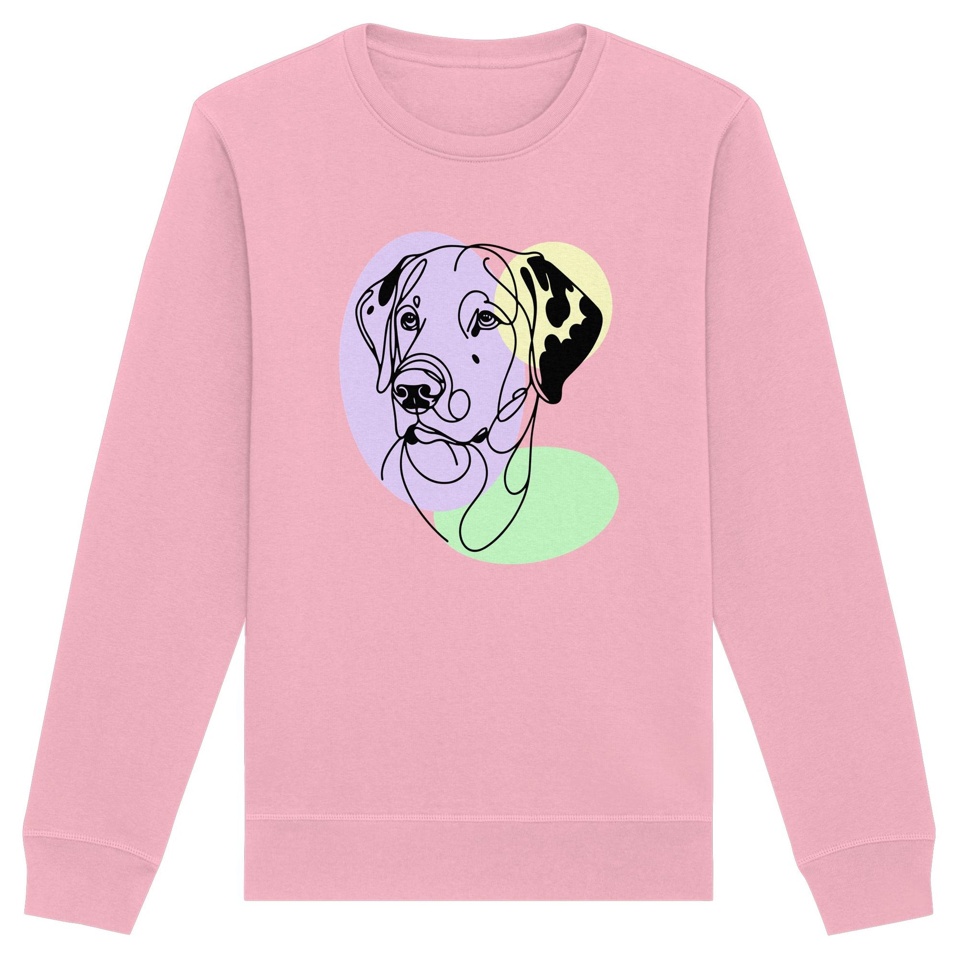 Line Art - Süßer Dalmatiner - Organic Basic Unisex Sweatshirt