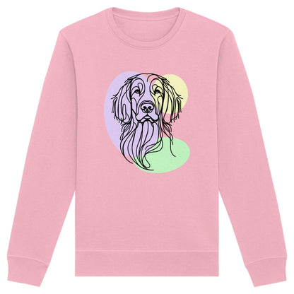 Line Art - Süßer Irish Setter - Organic Basic Unisex Sweatshirt
