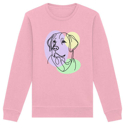 Line Art - Süßer Labrador - Organic Basic Unisex Sweatshirt