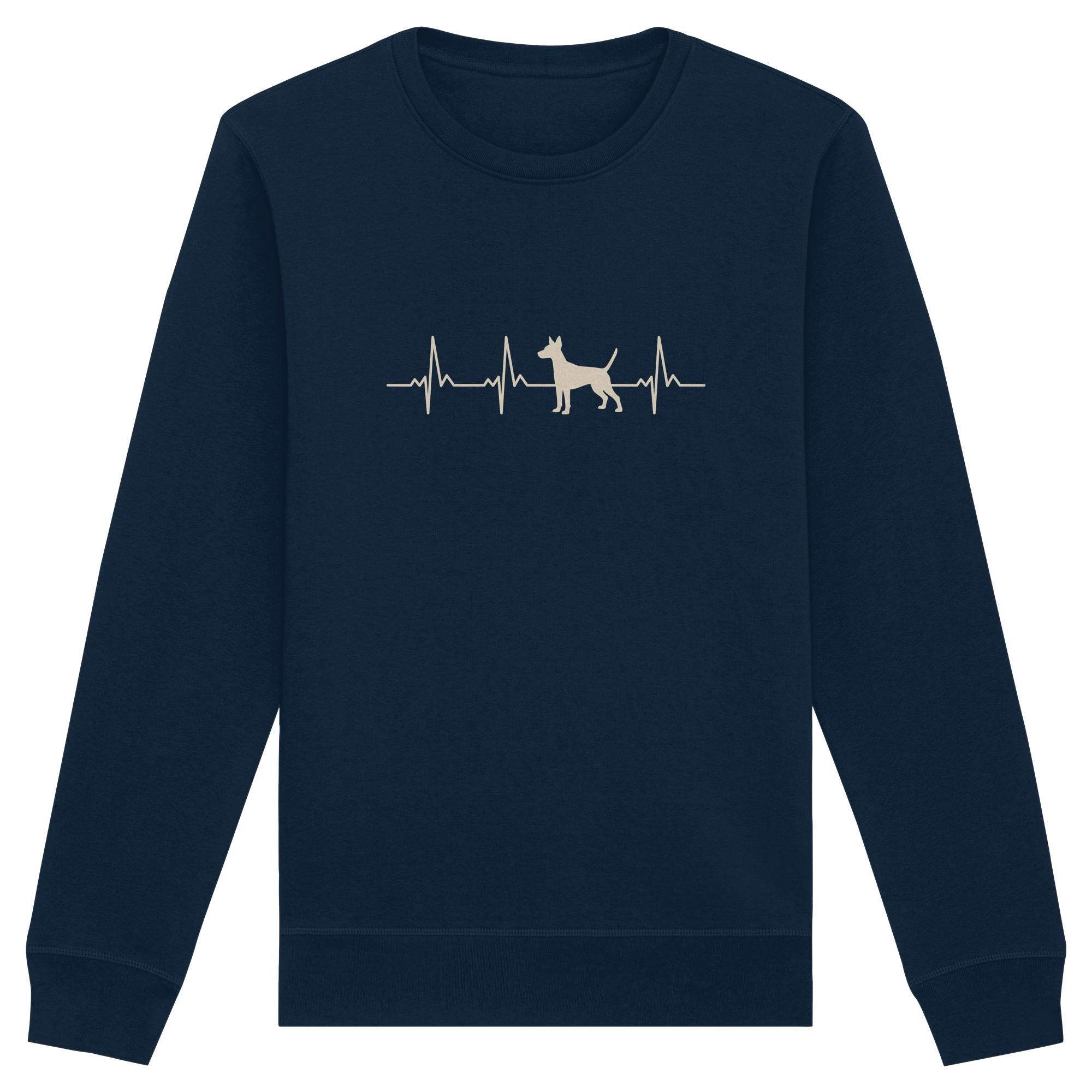 Herzschlag Zwergpinscher - Organic Basic Unisex Sweatshirt