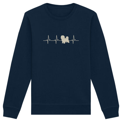 Herzschlag Lhasa Apso - Organic Basic Unisex Sweatshirt