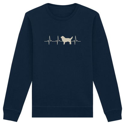 Herzschlag Leonberger - Organic Basic Unisex Sweatshirt