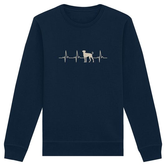 Herzschlag Dobermann - Organic Basic Unisex Sweatshirt