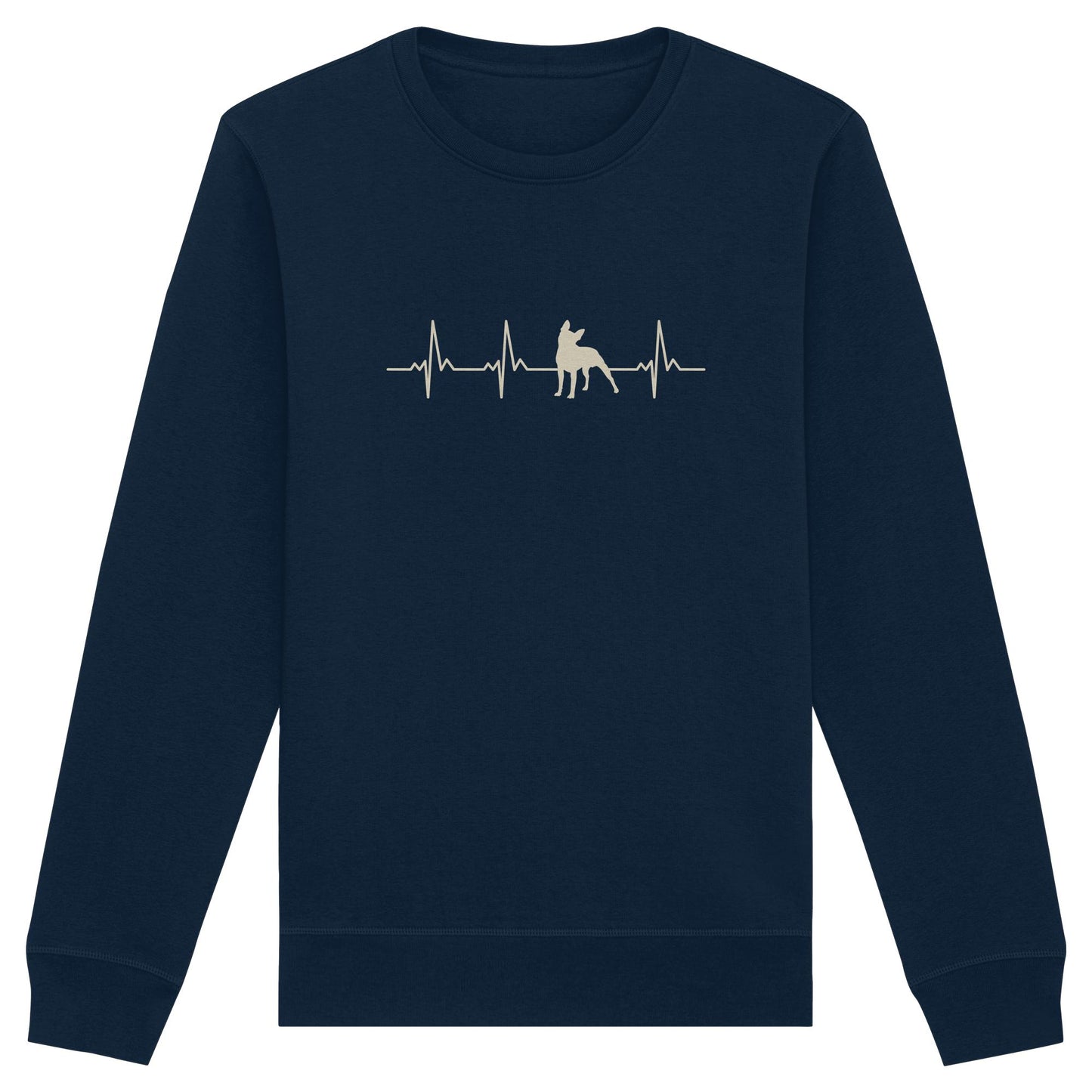 Herzschlag Boston Terrier - Organic Basic Unisex Sweatshirt