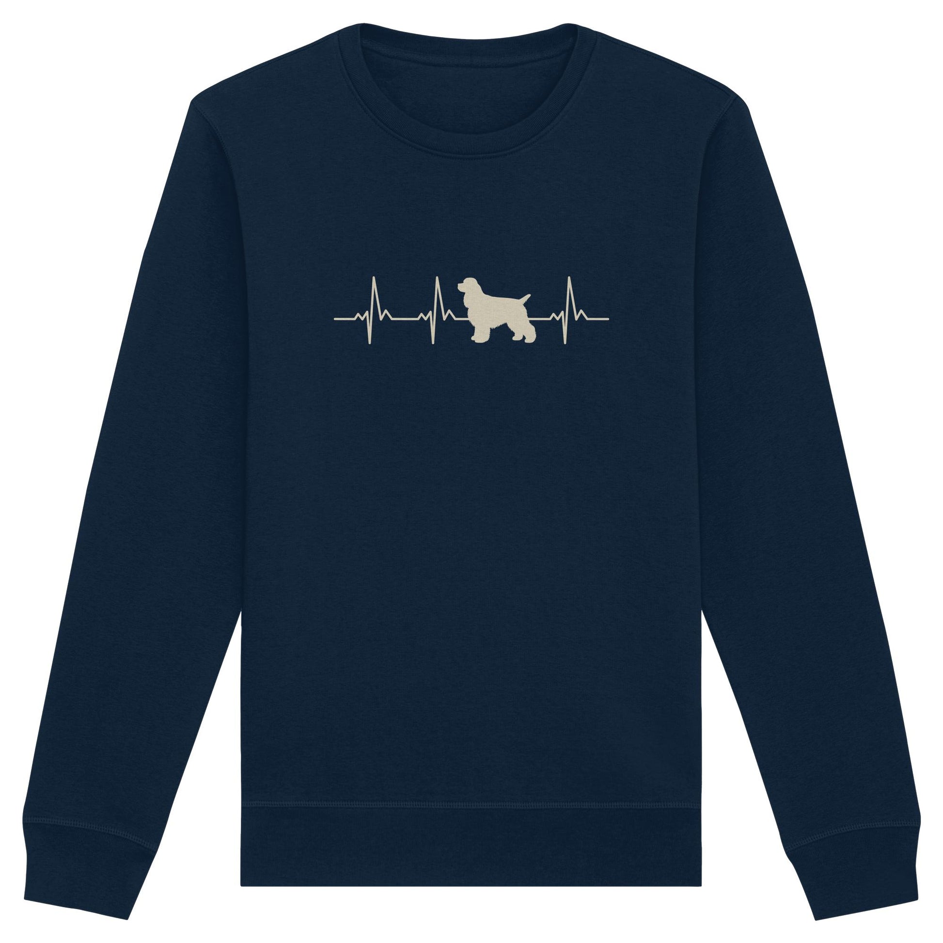 Herzschlag American Cocker Spaniel - Organic Basic Unisex Sweatshirt