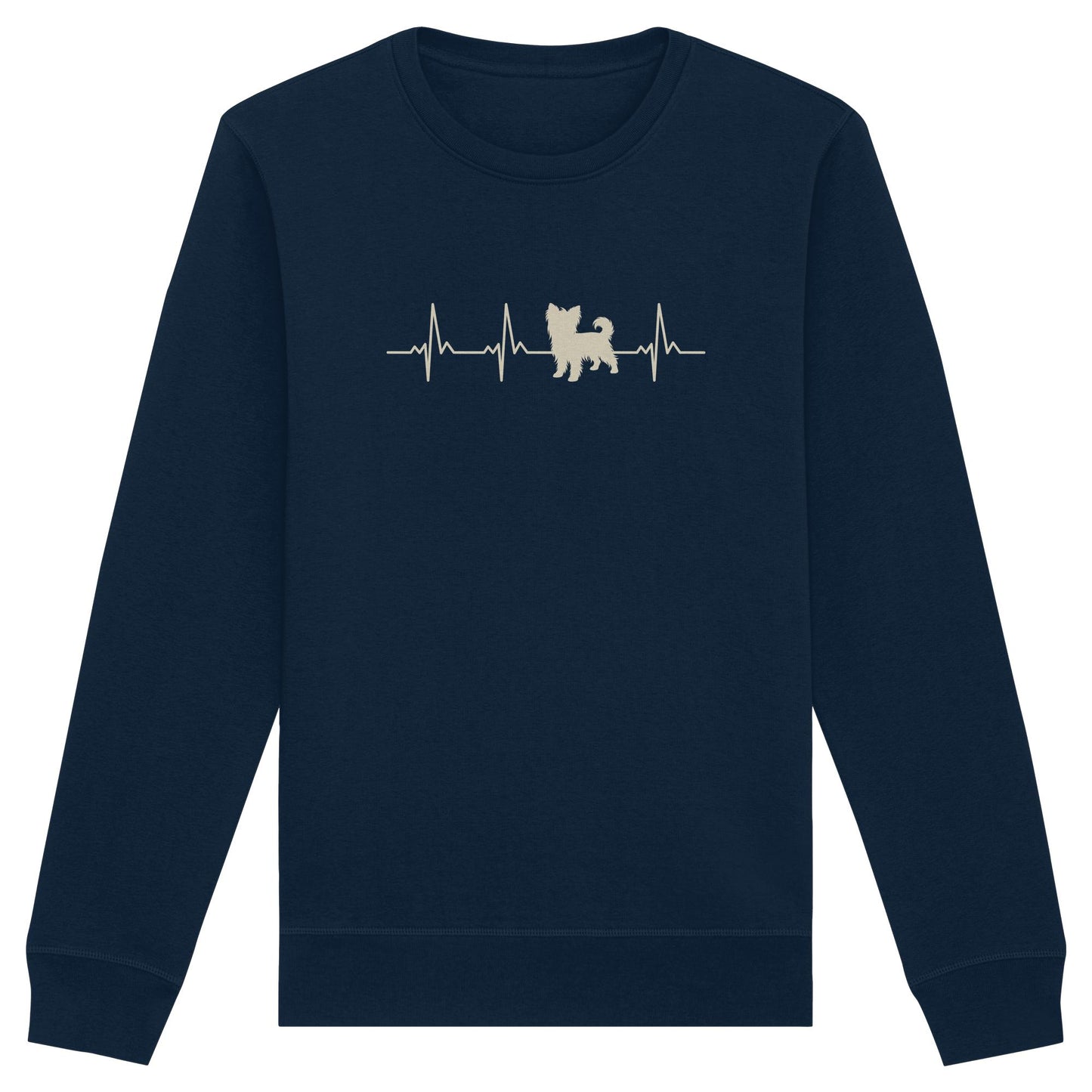 Herzschlag Yorkshire Terrier - Organic Basic Unisex Sweatshirt
