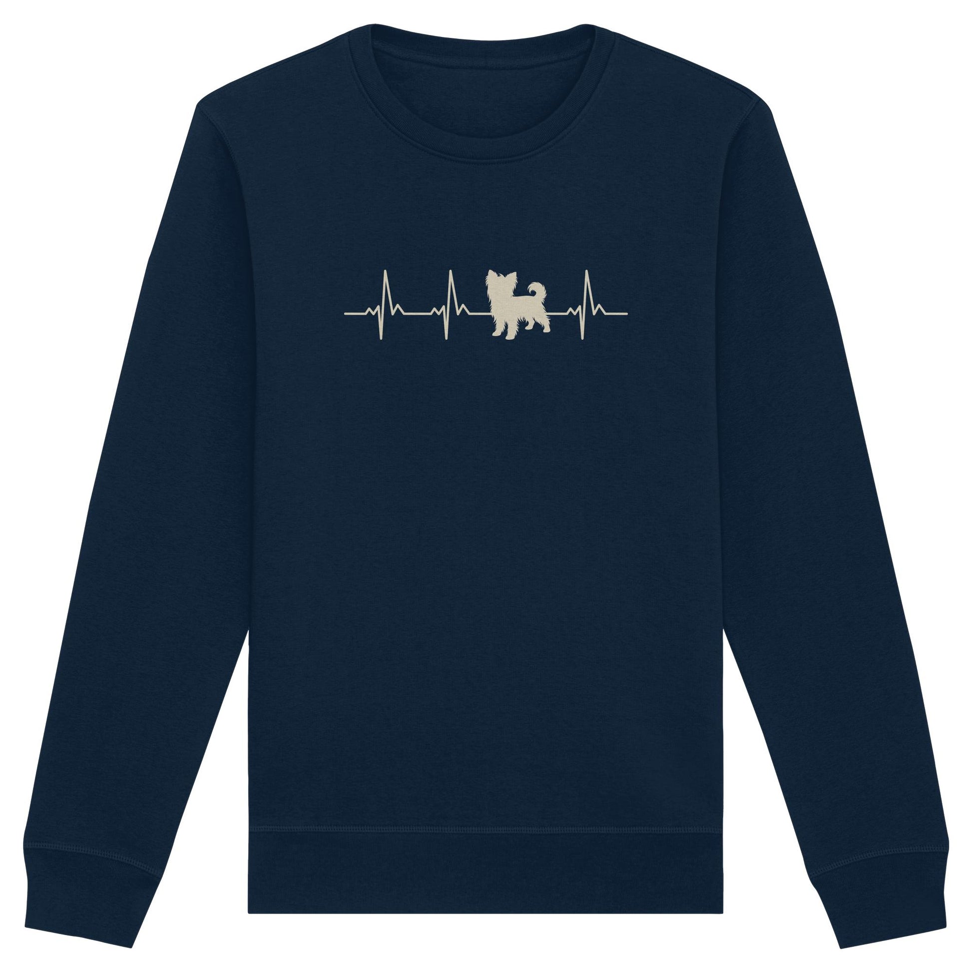 Herzschlag Yorkshire Terrier - Organic Basic Unisex Sweatshirt