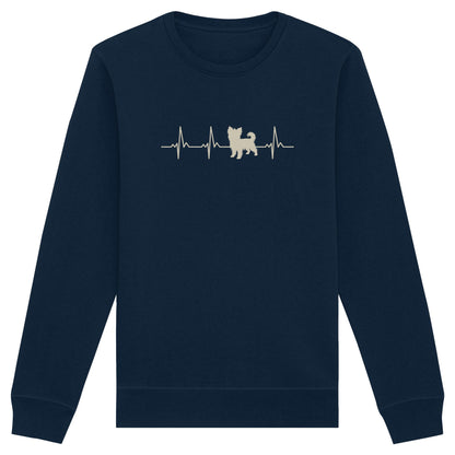 Herzschlag Yorkshire Terrier - Organic Basic Unisex Sweatshirt