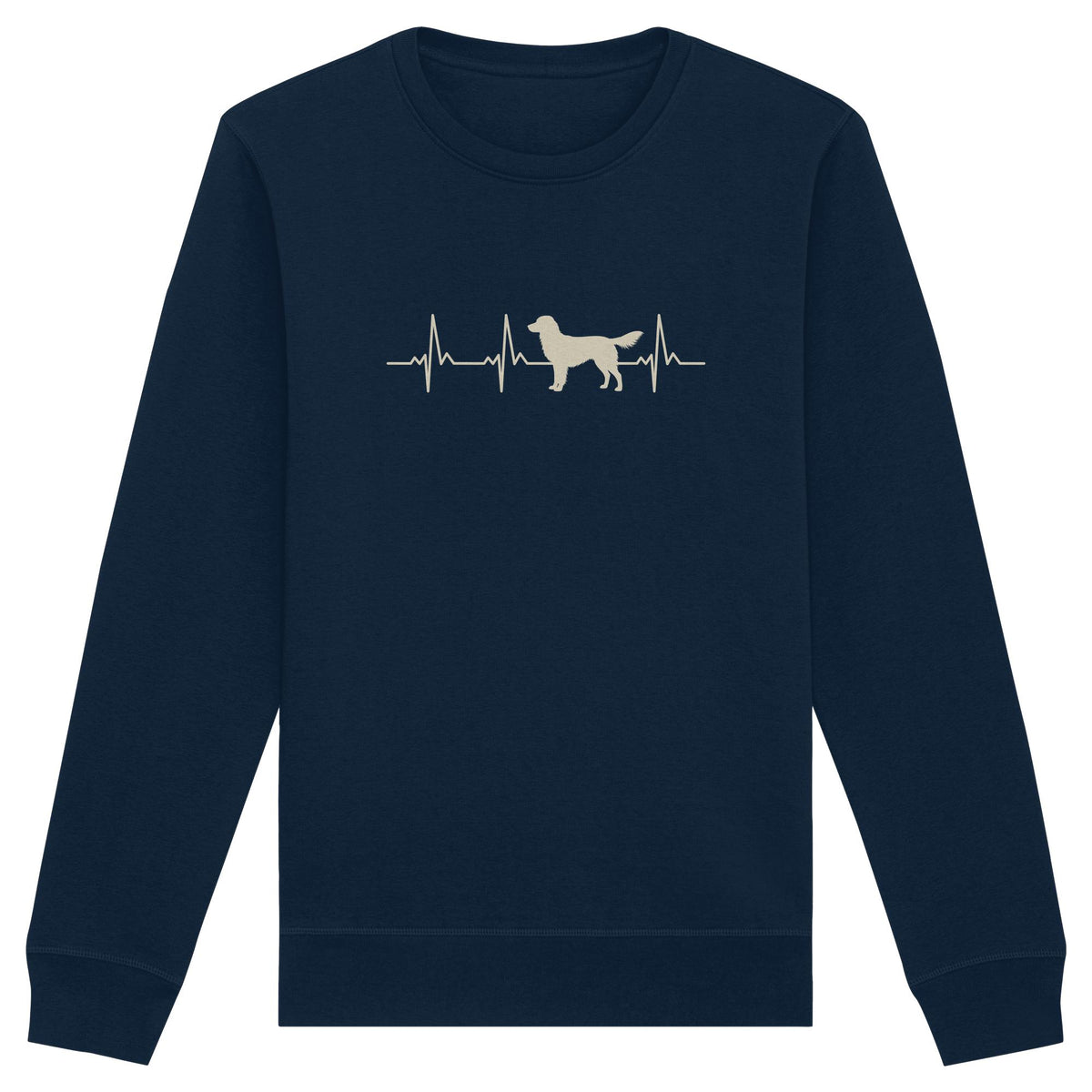 Herzschlag Kooikerhondje - Organic Basic Unisex Sweatshirt