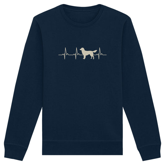 Herzschlag Kooikerhondje - Organic Basic Unisex Sweatshirt