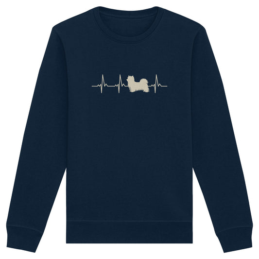 Herzschlag Biewer Terrier - Organic Basic Unisex Sweatshirt
