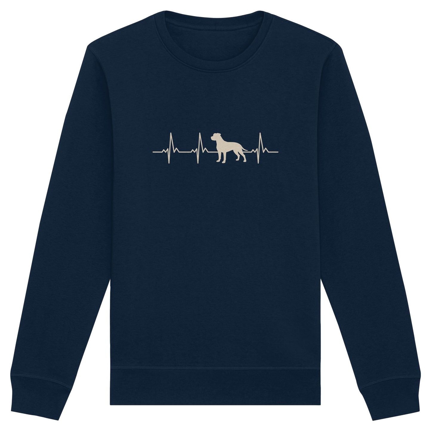 Herzschlag American Staffordshire Terrier - Organic Basic Unisex Sweatshirt