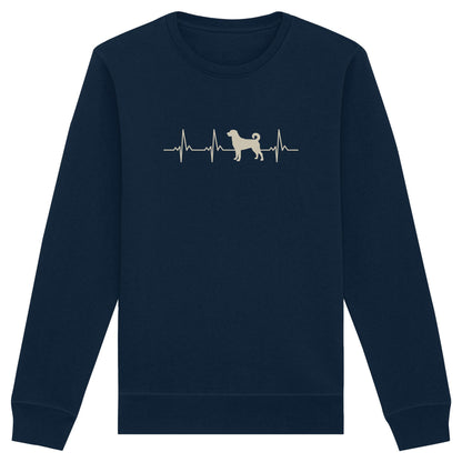 Herzschlag Appenzeller Sennenhund - Organic Basic Unisex Sweatshirt