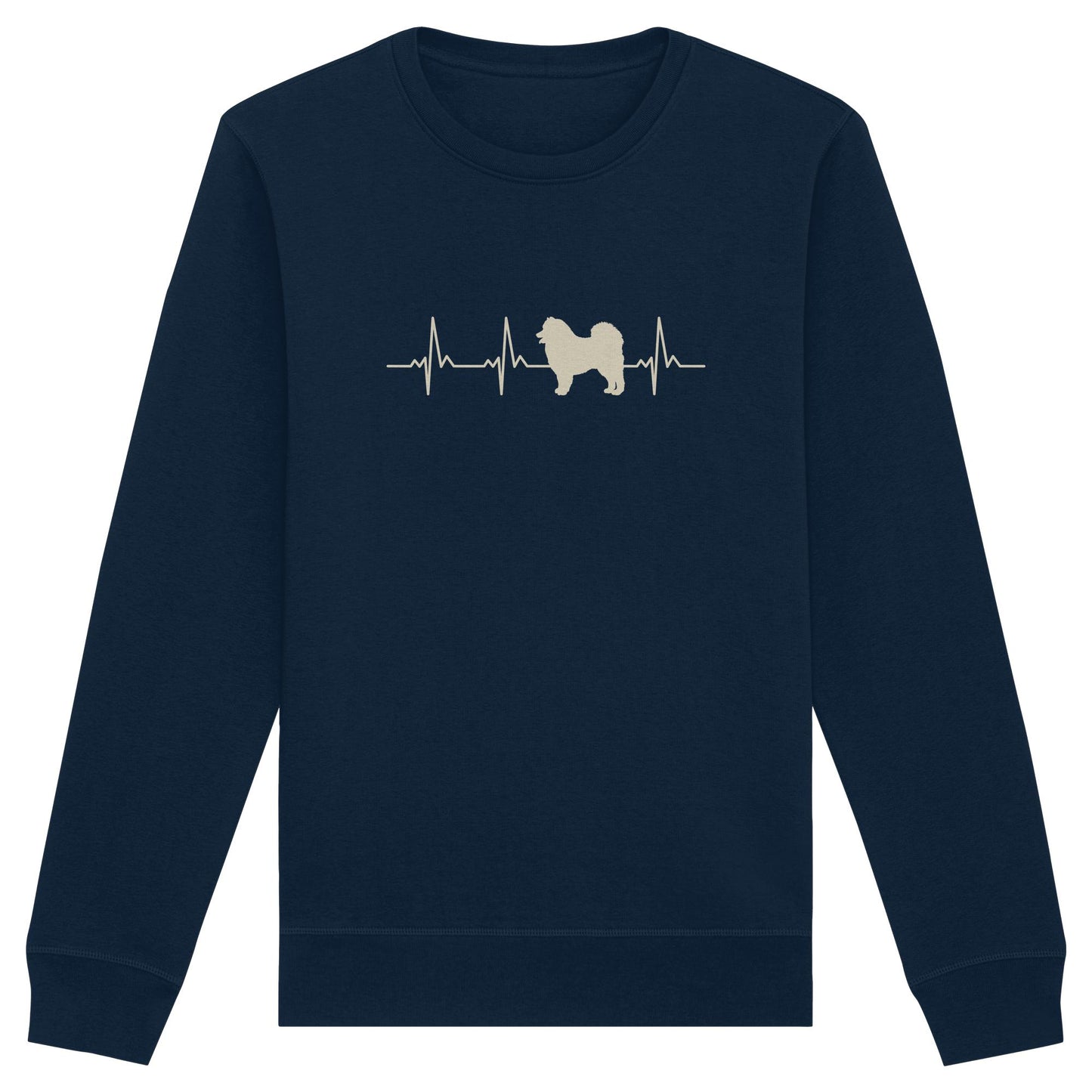 Herzschlag Samojede - Organic Basic Unisex Sweatshirt