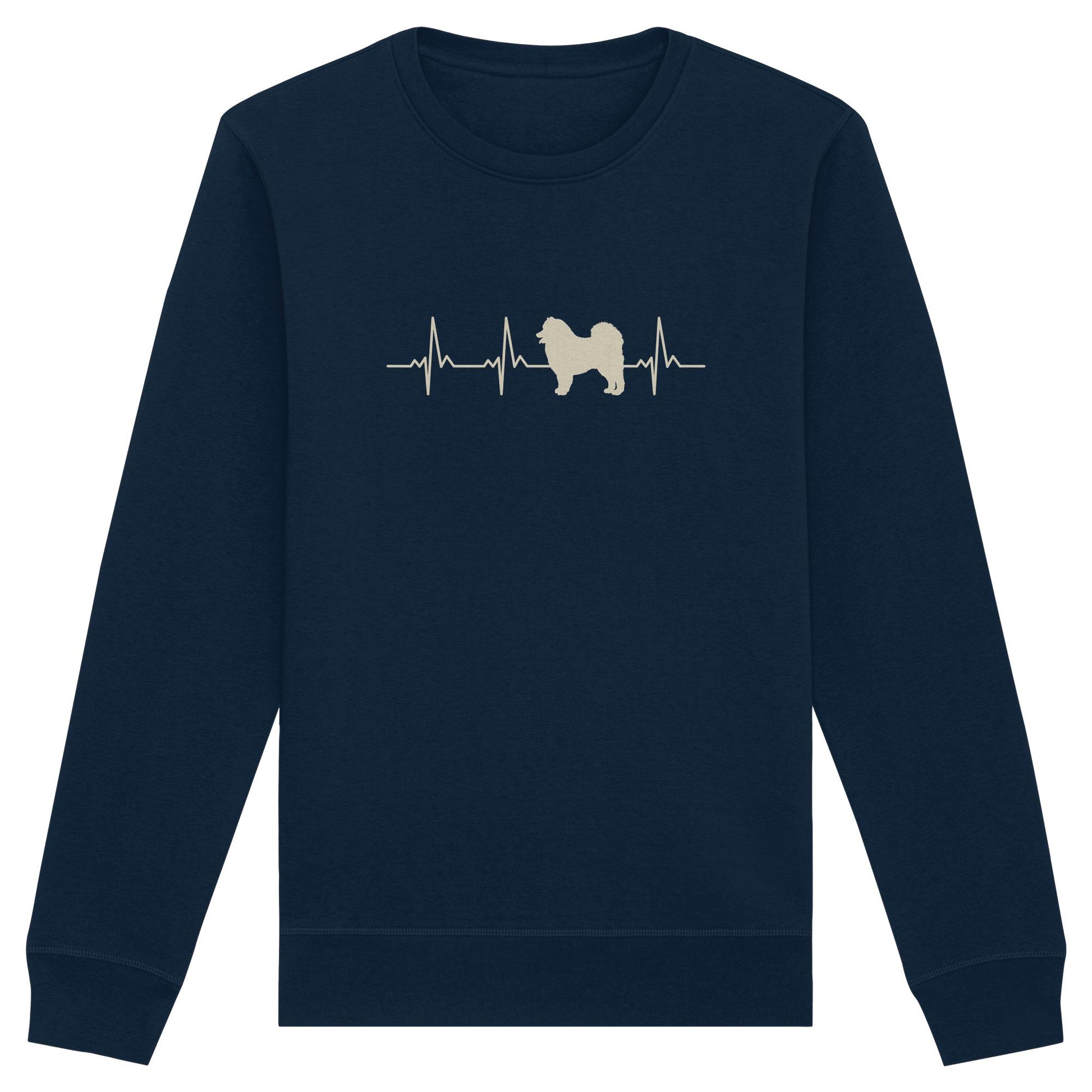 Herzschlag Samojede - Organic Basic Unisex Sweatshirt