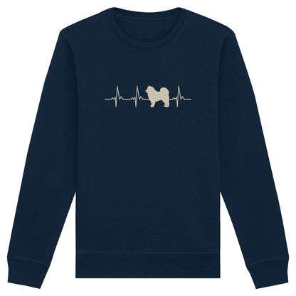 Herzschlag Samojede - Organic Basic Unisex Sweatshirt