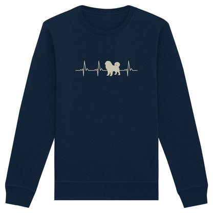 Herzschlag Tibetdogge - Organic Basic Unisex Sweatshirt