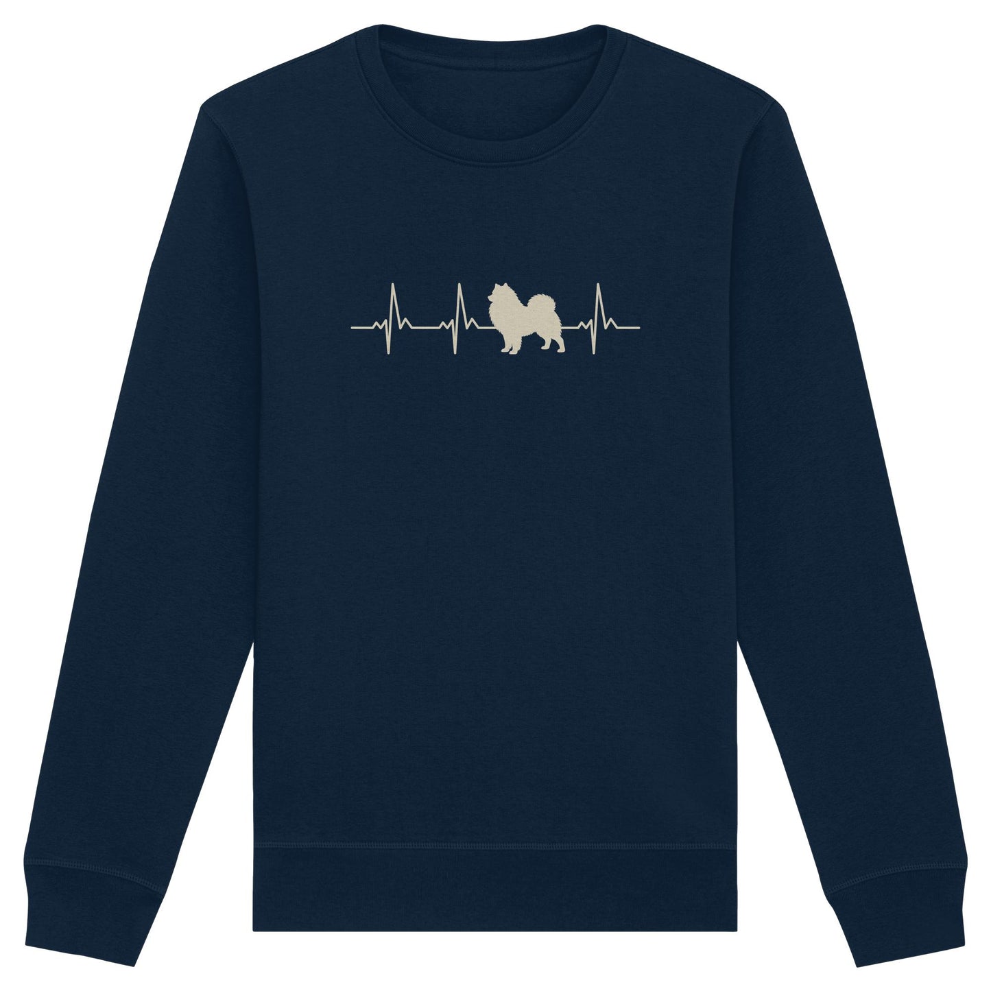 Herzschlag Wolfsspitz - Organic Basic Unisex Sweatshirt